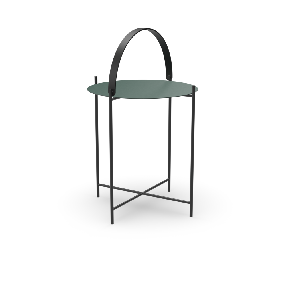 TRAY TABLE Ø46 // Pine green