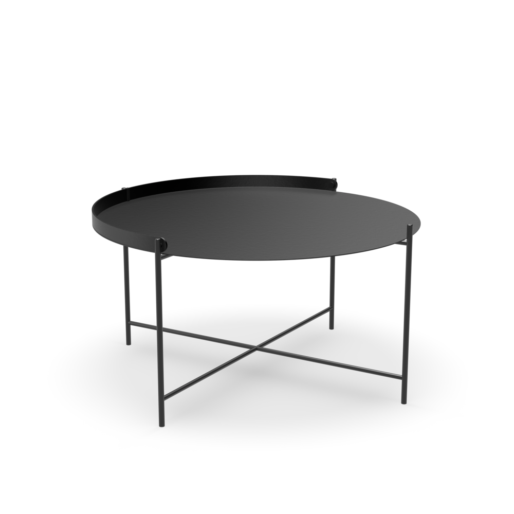 TRAY TABLE Ø76 // Black